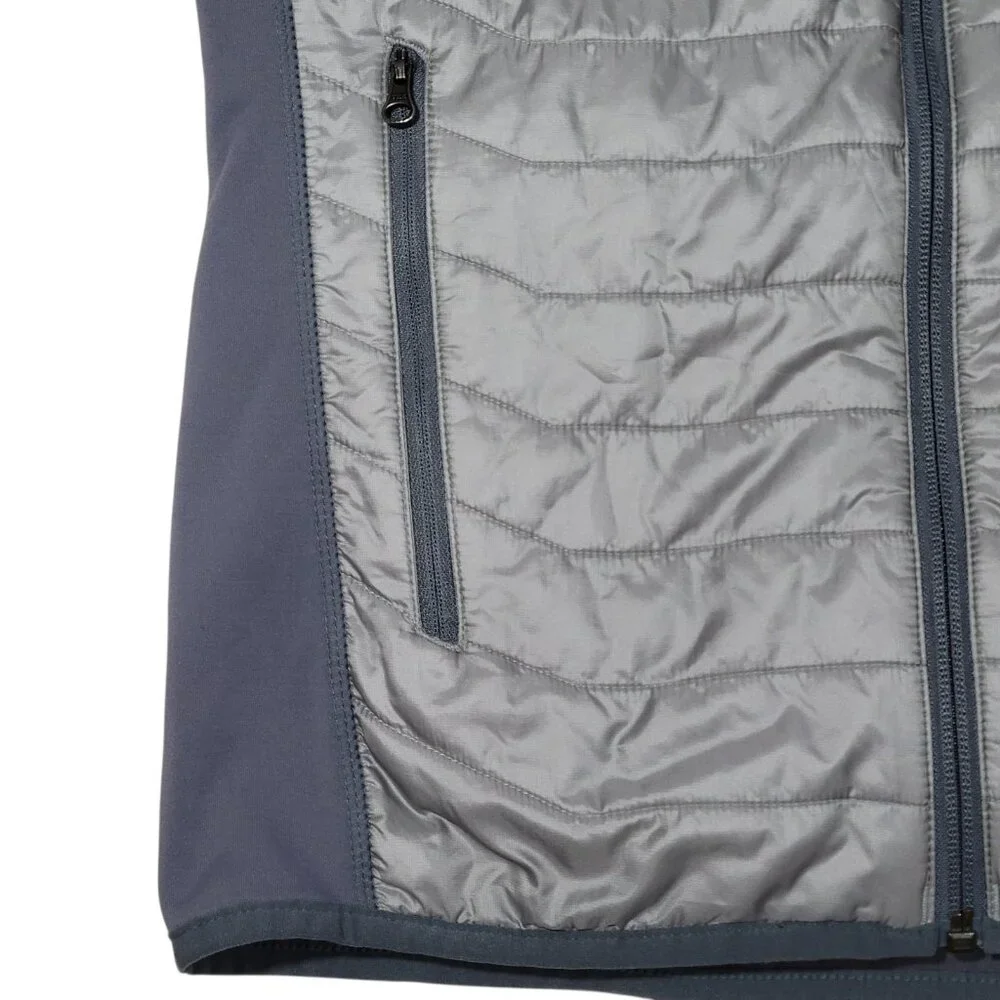 Marmot Vest Men Small Gray Insulated Hybrid Softshell Zip Pockets Outdoor Hiking